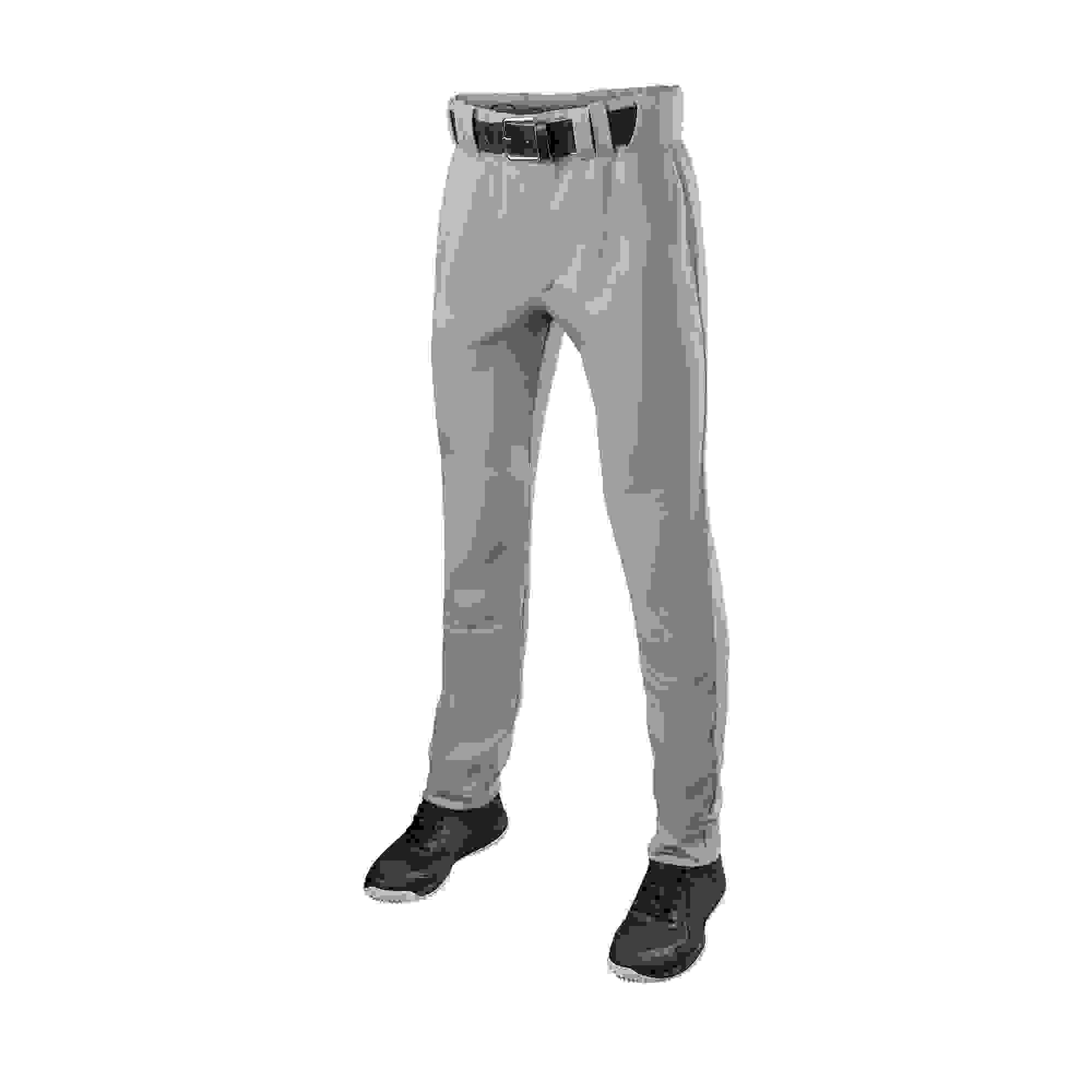 EvoShield Youth Driven Open Bottom Grey/Blue Baseball Pants